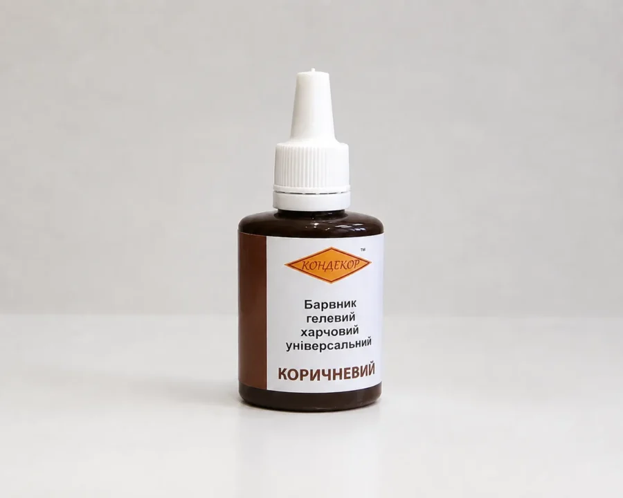 Барвник гелевий КОРИЧНЕВИЙ 30г
