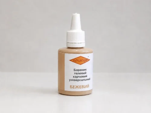 Барвник гелевий БЕЖЕВИЙ 30г