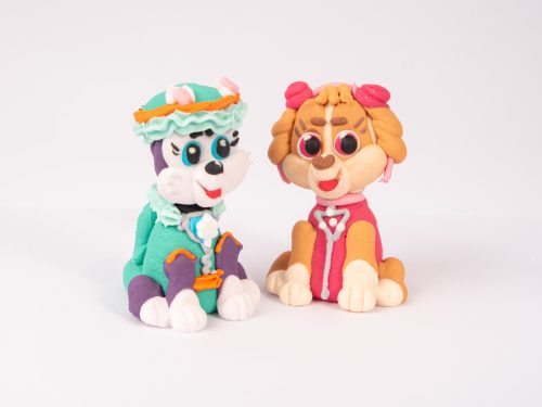 Set “Children's Heroes - 3D Paw Patrol Figures (pink and turquoise)” 18
